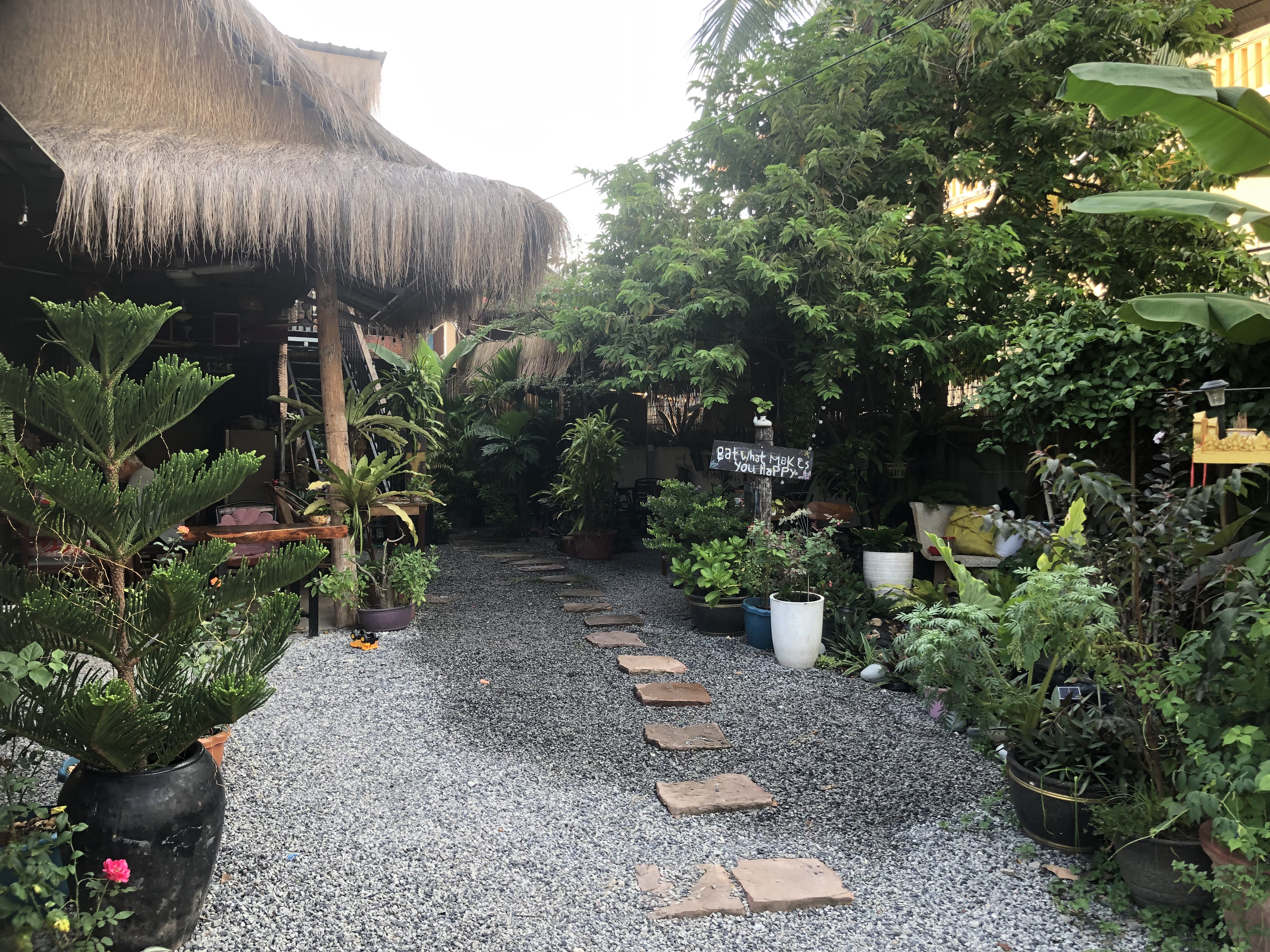 Tropical Stone Walkway
